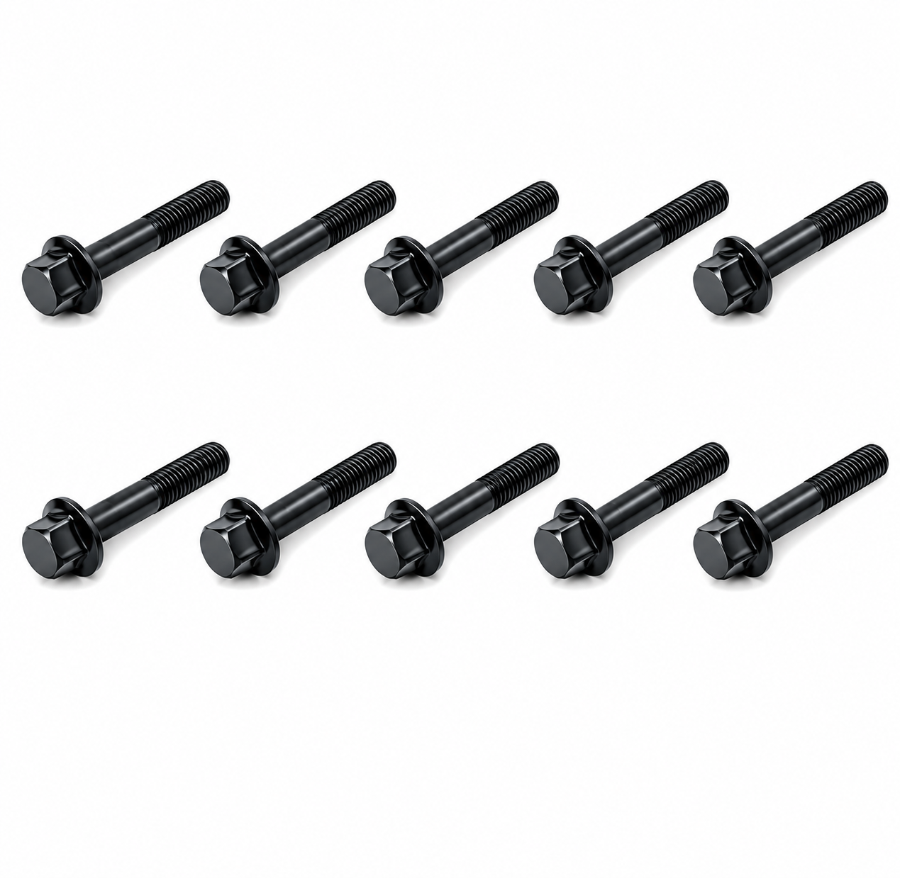 80910-76107-71 Bolt Cylinder Head (set of 10) For Toyota Forklift 1KD Engine